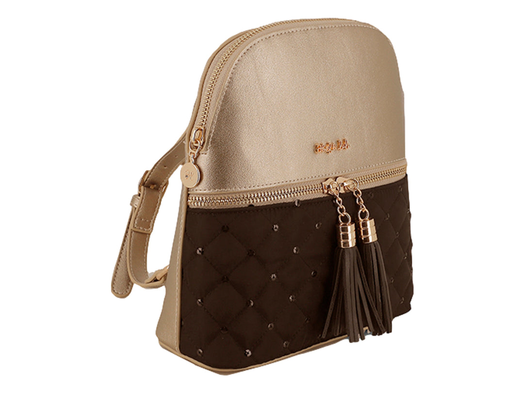 Mochila Abel y Lula Dorado y Negro para Nina