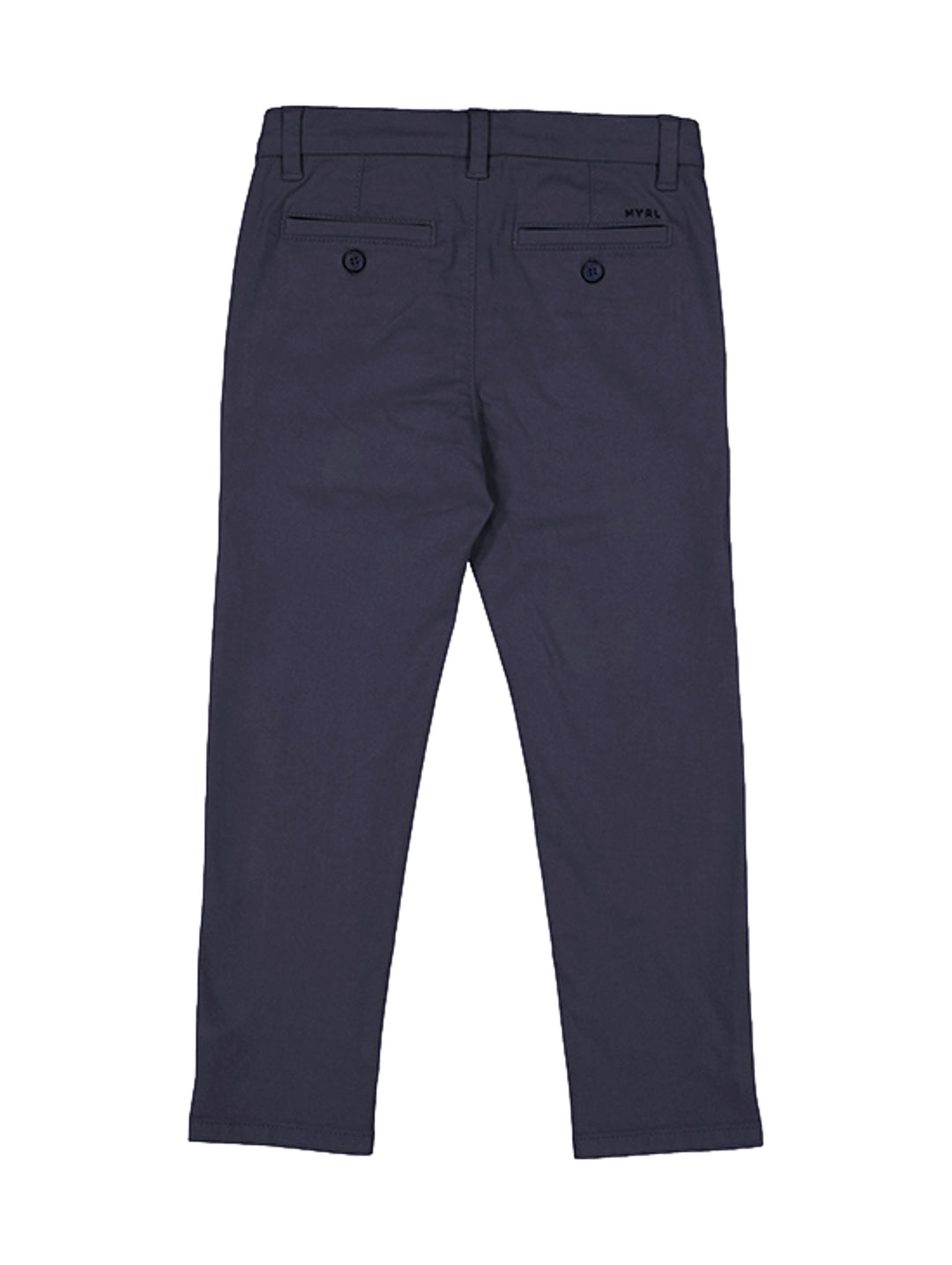 Pantalón chino básico para niño en color azul marino.