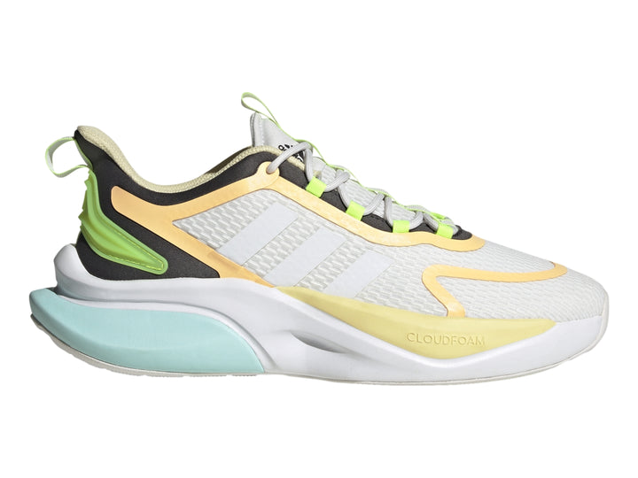 Tenis Adidas Alphabounce+ Blanco y Aqua para Hombre