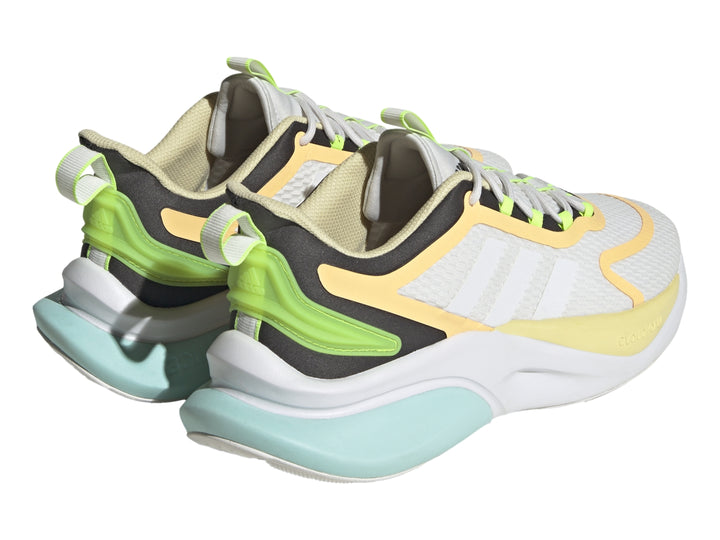 Tenis Adidas Alphabounce+ Blanco y Aqua para Hombre