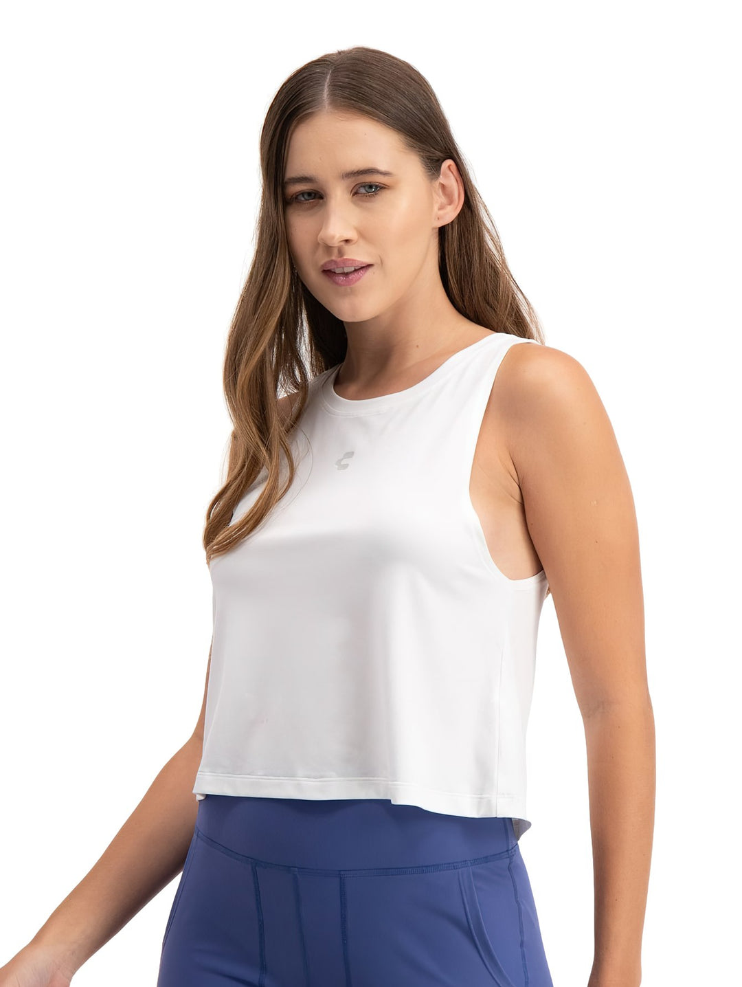 Playera Charly Tank Blanco para Mujer