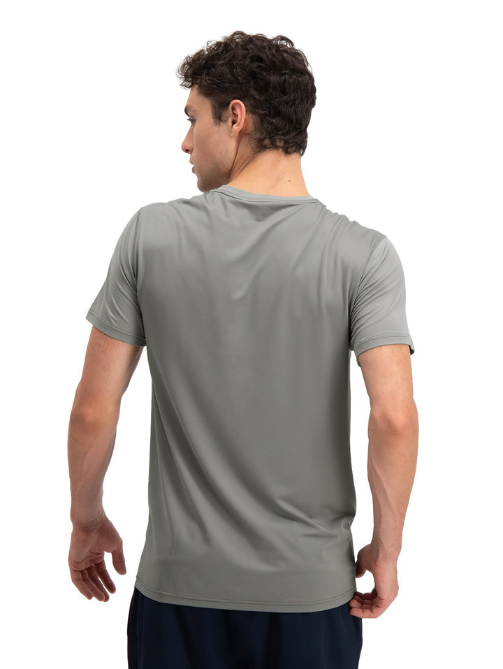 Playera Charly Manga Corta Gris para Hombre