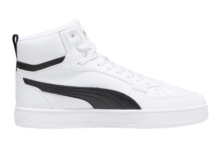 Tenis PUMA Caven 2.0 Mid Blanco, Negro y Oro para Hombre