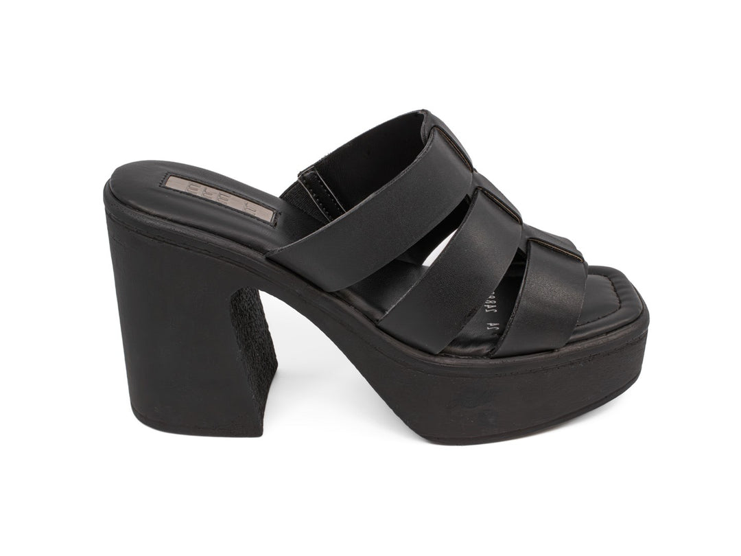 Sandalias de Plataforma EFE Negro para Mujer