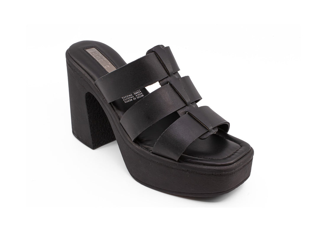 Sandalias de Plataforma EFE Negro para Mujer