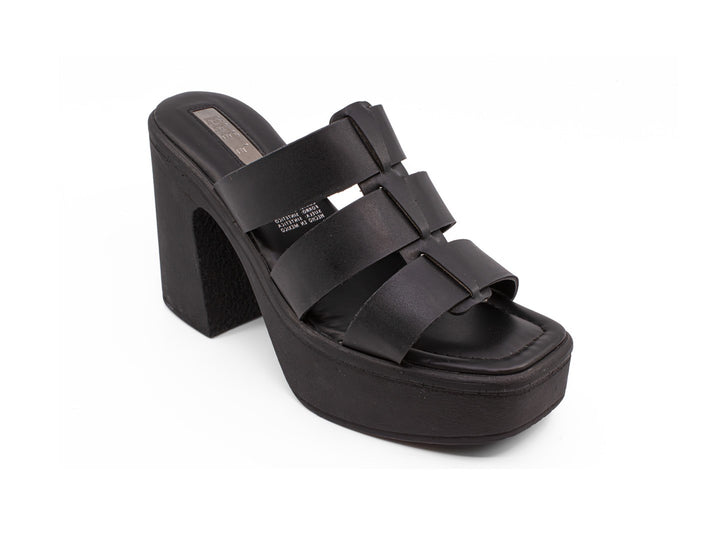 Sandalias de Plataforma EFE Negro para Mujer