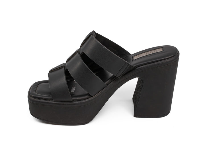 Sandalias de Plataforma EFE Negro para Mujer