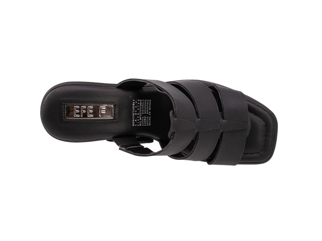 Sandalias de Plataforma EFE Negro para Mujer