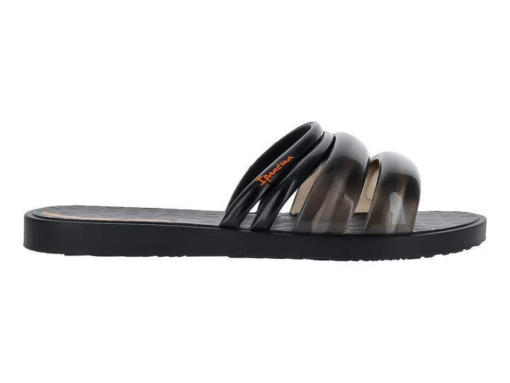 Sandalias Ipanema Negro Naranja para Mujer