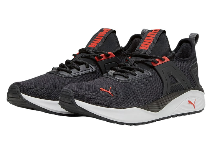 Tenis PUMA Pacer 23 Negro y Rojo para Hombre