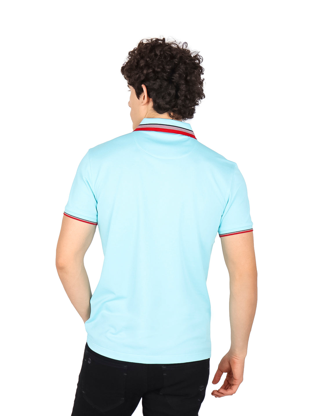 Playera Polo Pavini Azul Cielo para Hombre