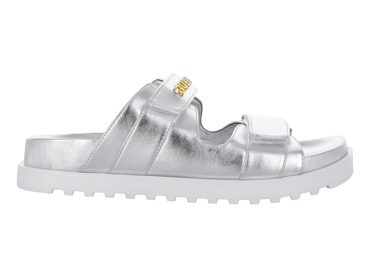 Sandalias Guess Plateadas para Mujer