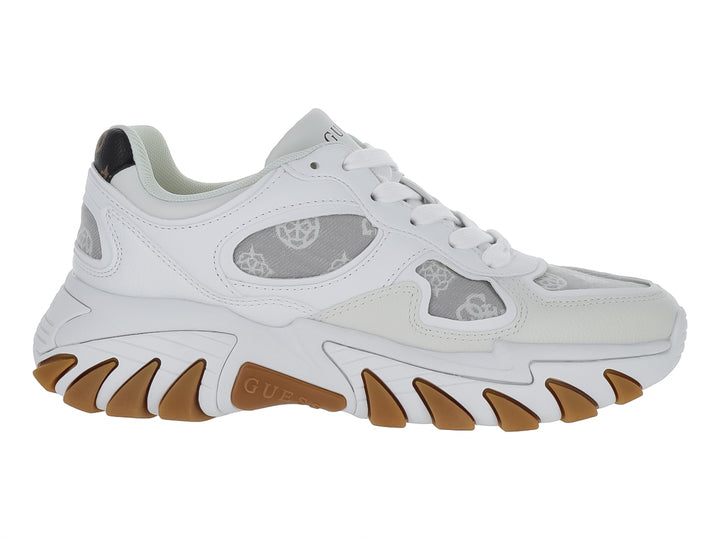 Tenis GUESS Norina Blanco y Taupe para Mujer