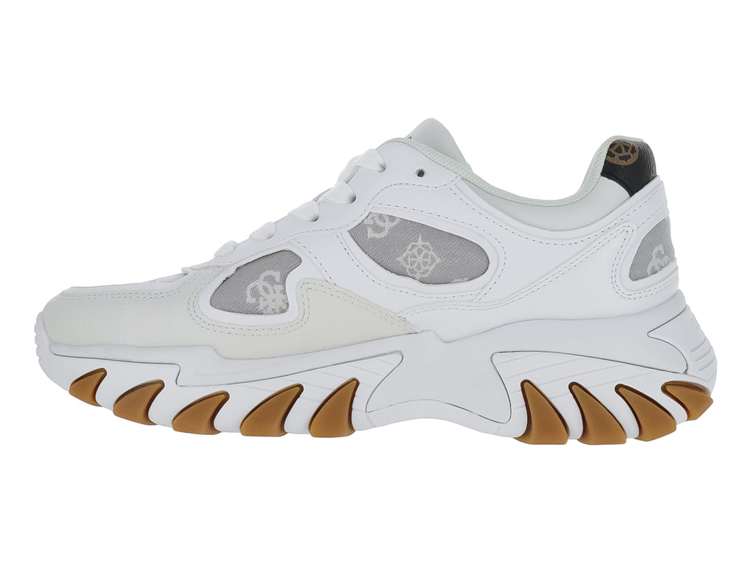Tenis GUESS Norina Blanco y Taupe para Mujer