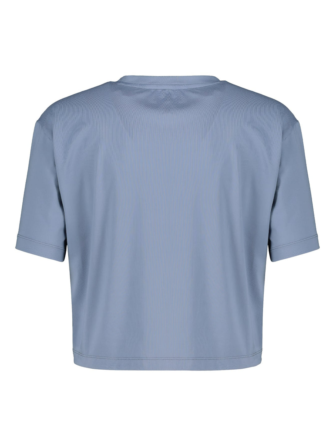 Playera Charly Crop Top Azul Lavanda para Mujer
