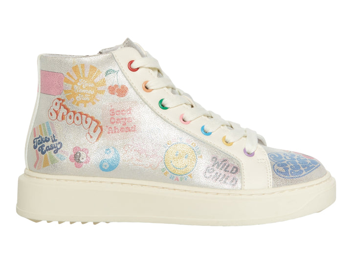 Tenis Steve Madden Silver Multi para Niña