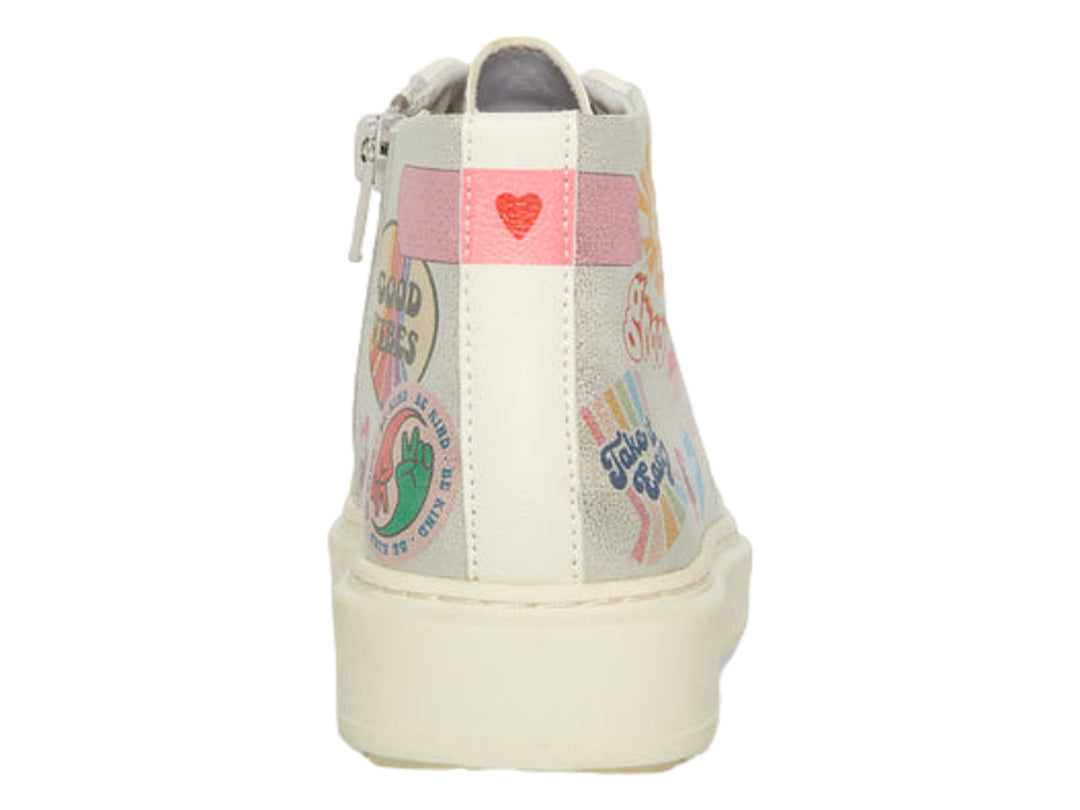 Tenis Steve Madden Silver Multi para Niña