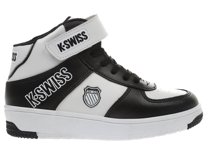 Tenis K-SWISS Salt Mid Negro y Blanco para Niño