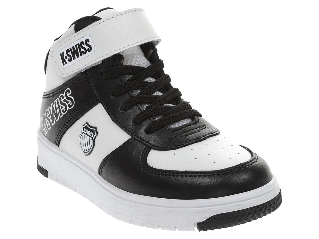 Tenis K-SWISS Salt Mid Negro y Blanco para Niño