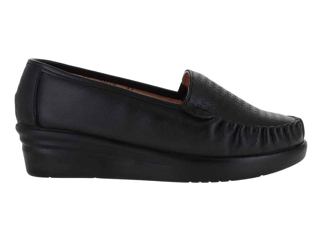 Zapatos Planos Mas Descanso Negro para Mujer