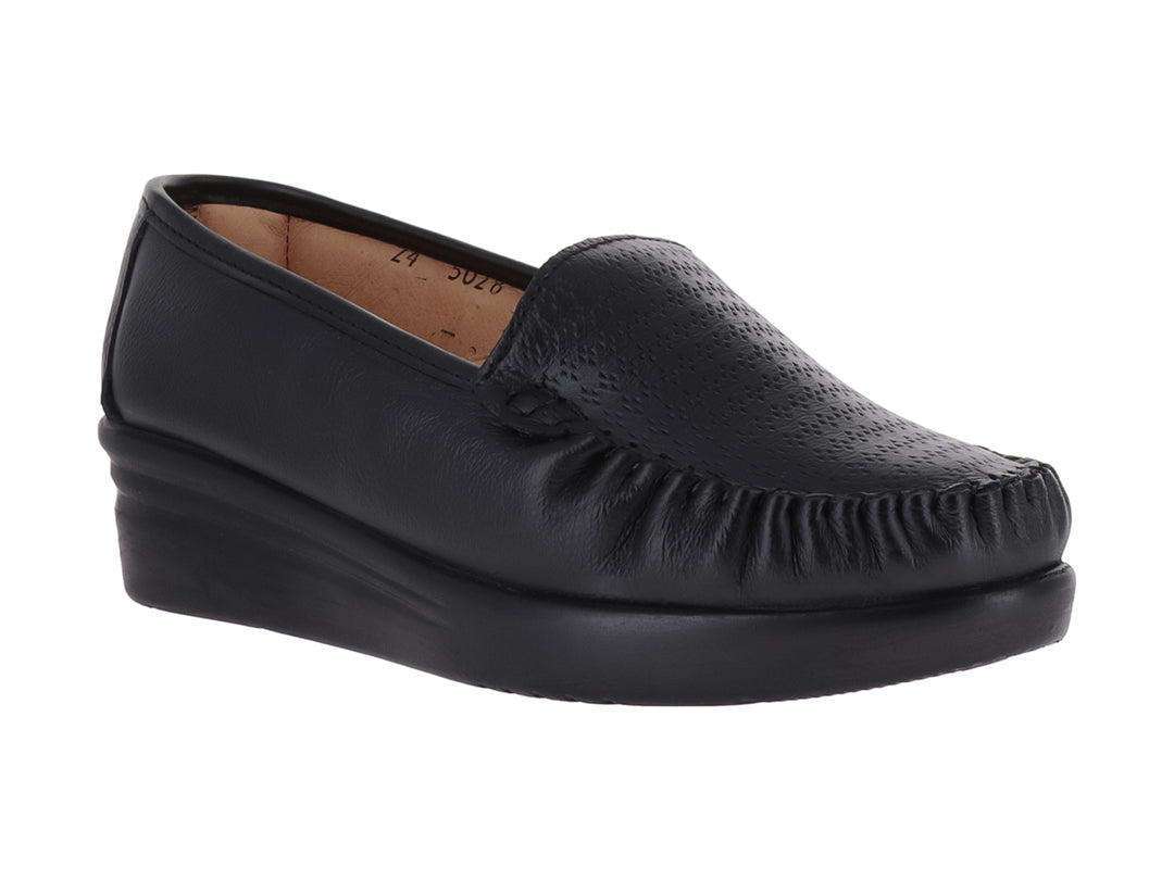 Zapatos Planos Mas Descanso Negro para Mujer