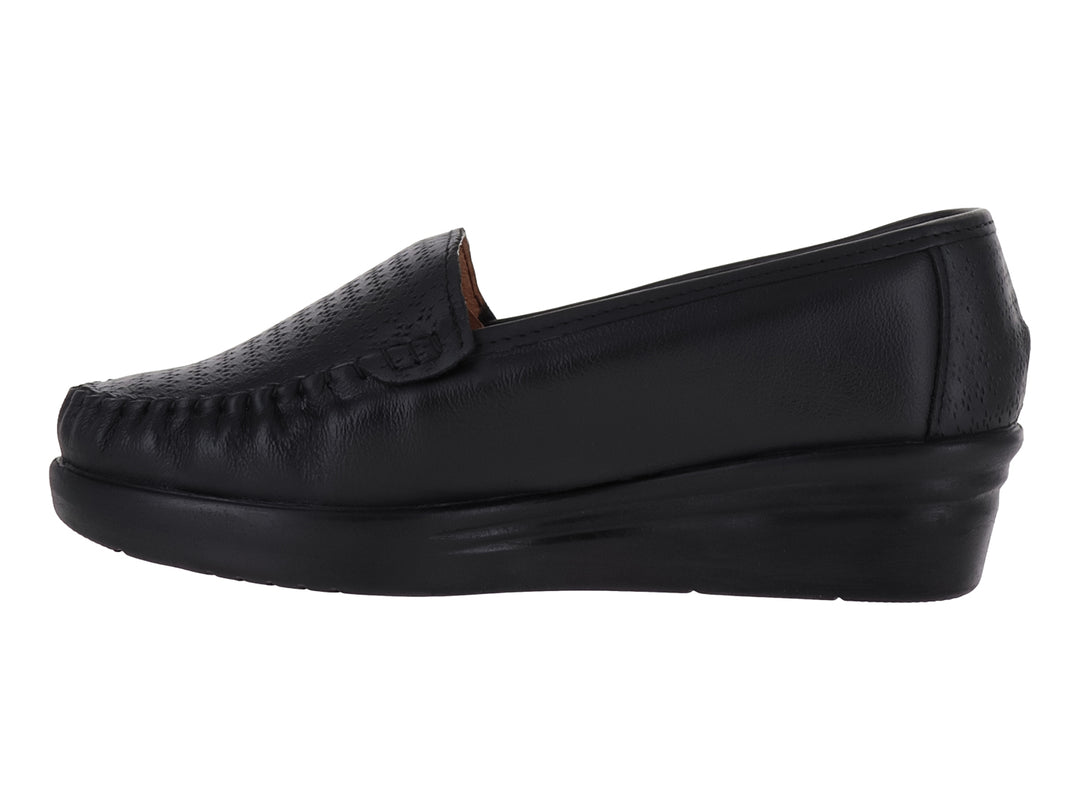Zapatos Planos Mas Descanso Negro para Mujer