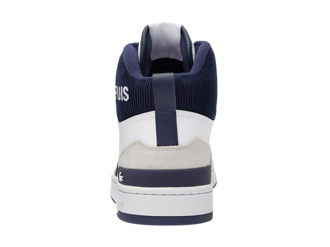 Tenis Lacoste L001 Mid Blanco y Azul Marino para Hombre