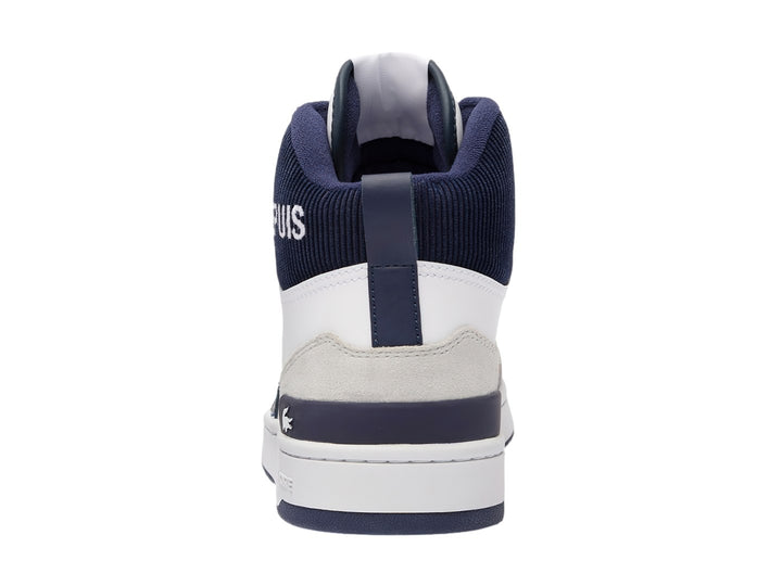 Tenis Lacoste L001 Mid Blanco y Azul Marino para Hombre