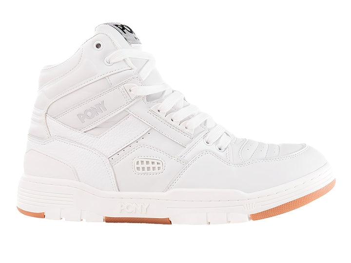 Tenis PONY M-100 HI Blanco con Suela de Goma para Hombre