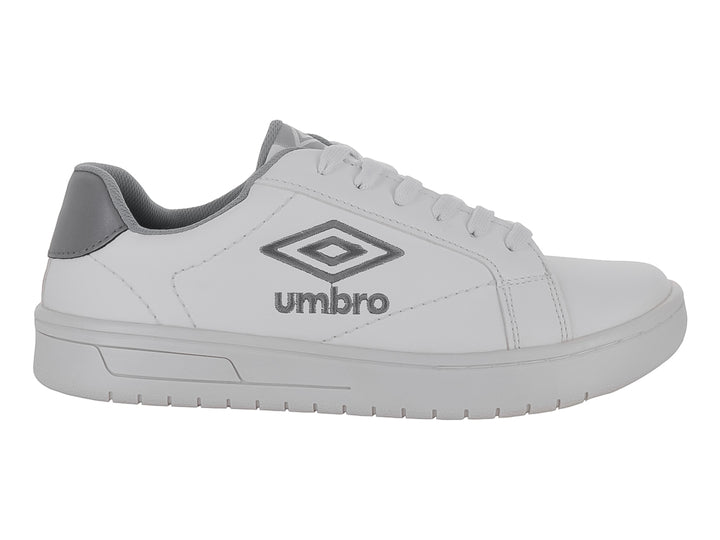 Tenis Umbro Blanco y Plata para Niño