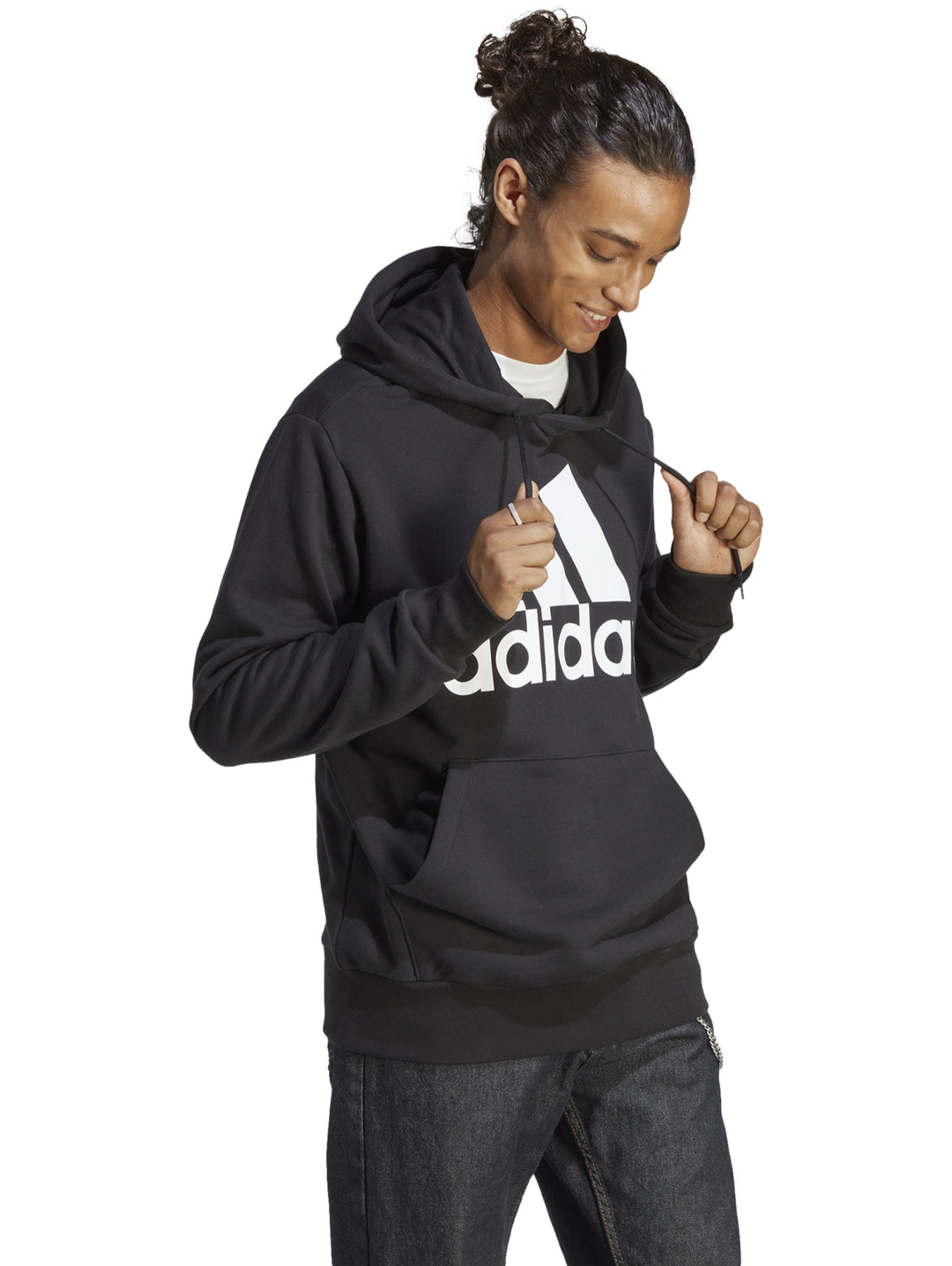 Sudadera con Capucha Adidas Negro para Hombre