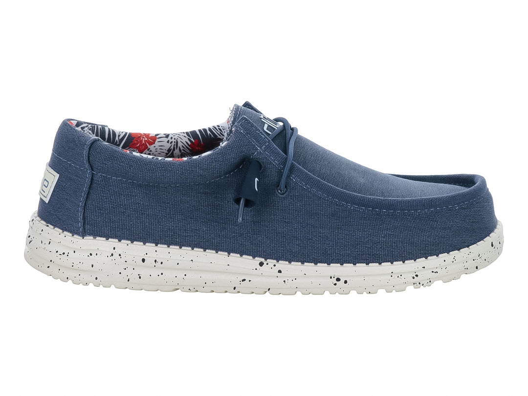 Zapatos Casuales Hey Dude Wally Azul para Hombre