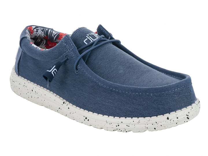 Zapatos Casuales Hey Dude Wally Azul para Hombre