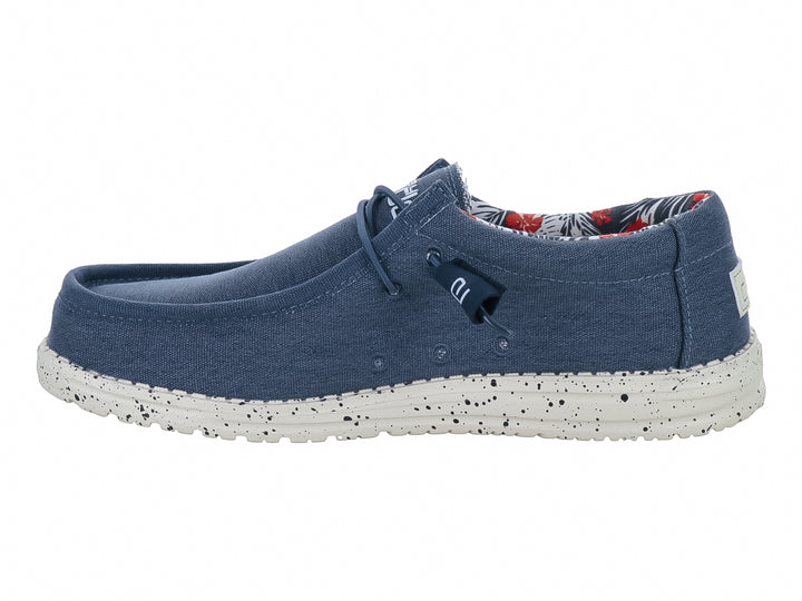 Zapatos Casuales Hey Dude Wally Azul para Hombre
