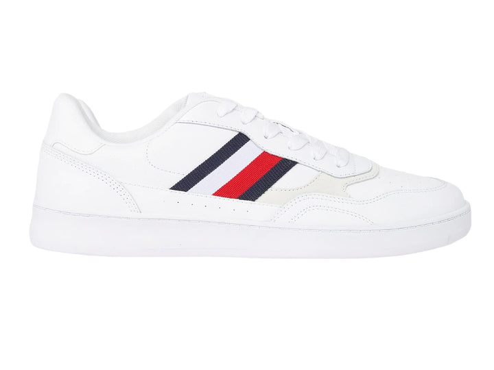 Tenis Tommy Hilfiger Court Cupsole Retro Blancos para Hombre
