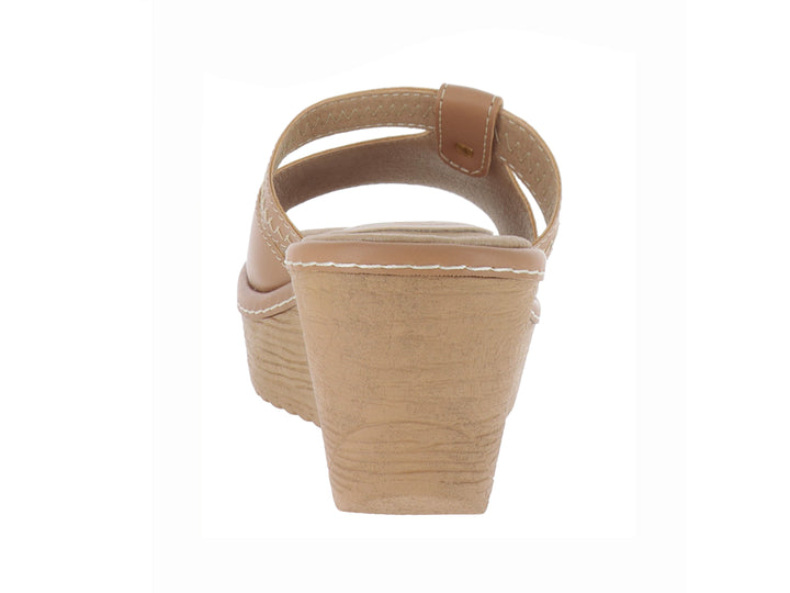 Sandalias Sary Plataforma Beige para Mujer