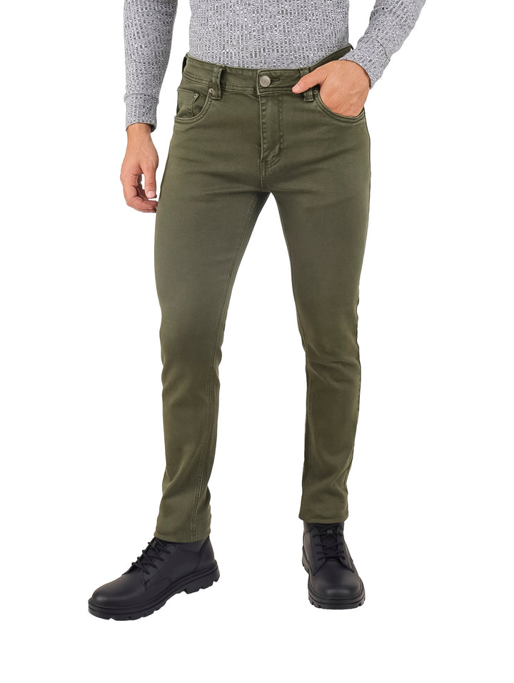 Jeans NYD Jeans Color Olivo para Hombre