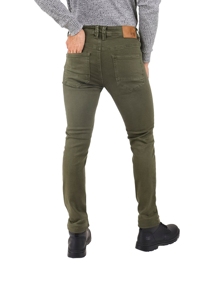 Jeans NYD Jeans Color Olivo para Hombre