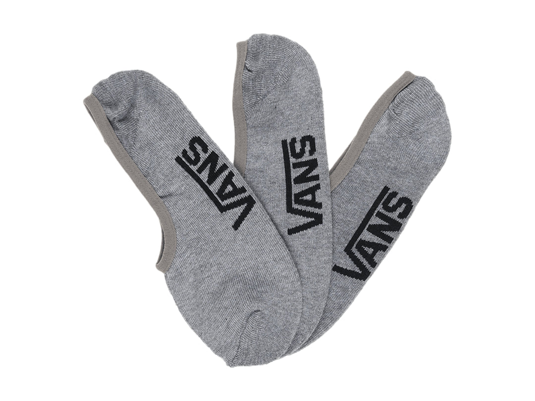 Pack 3 Calcetines Vans Classic No Show Gris para Mujer