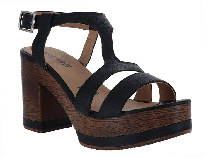 Sandalias Stefania Negro para Mujer