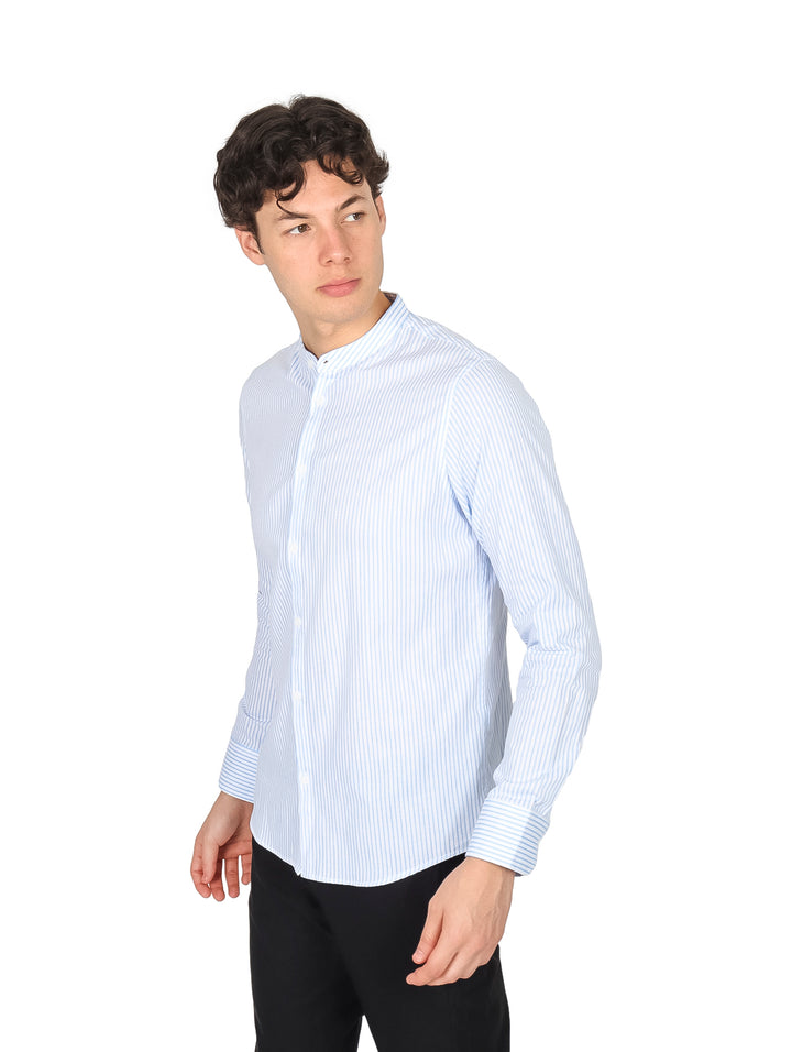 Camisa Authentic Lyon Manga Larga Azul Cielo para Hombre