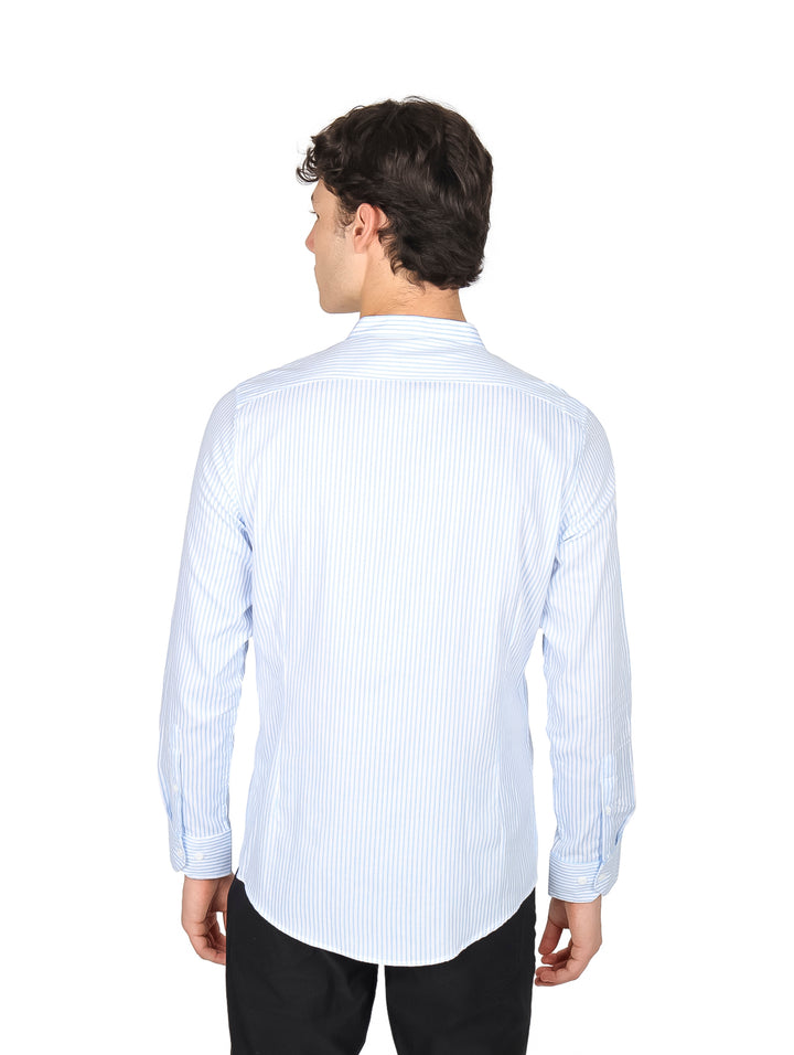 Camisa Authentic Lyon Manga Larga Azul Cielo para Hombre