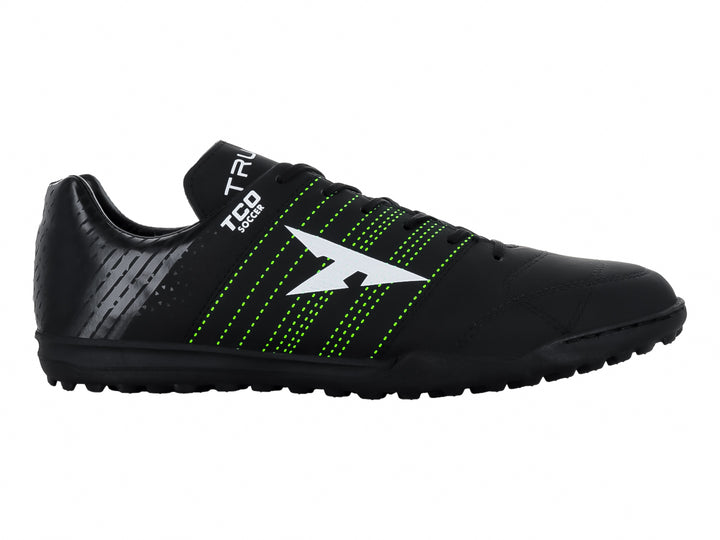 Tenis de Fútbol Leon Trucco Negro y Verde para Hombre