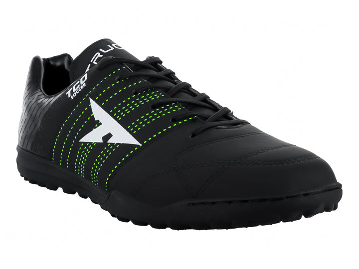 Tenis de Fútbol Leon Trucco Negro y Verde para Hombre