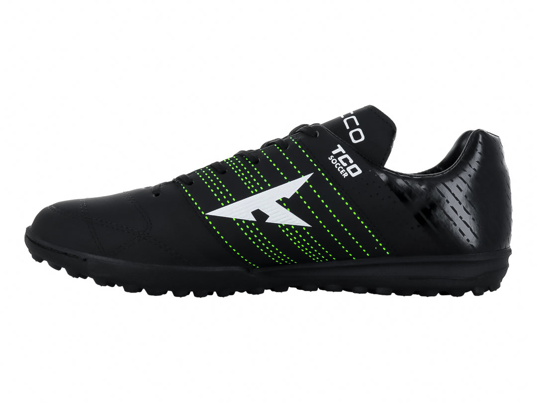 Tenis de Fútbol Leon Trucco Negro y Verde para Hombre