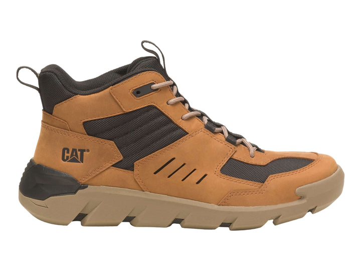 Calzado Caterpillar Graham Crail Sport Mid en color marrón con detalles negros y suela robusta.