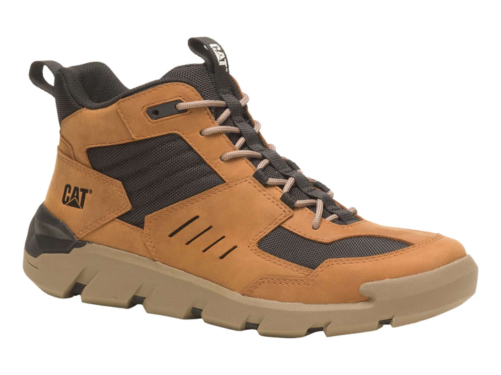 Calzado Caterpillar Graham Crail Sport Mid en color marrón con detalles negros y suela robusta.