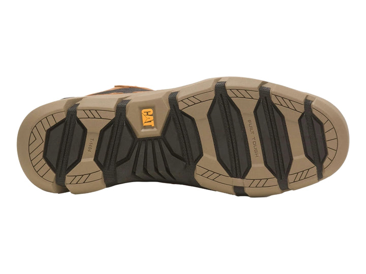 Calzado Caterpillar Graham Crail Sport Mid en color marrón con detalles negros y suela robusta.