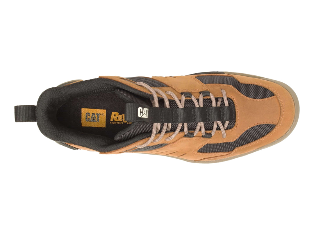 Calzado Caterpillar Graham Crail Sport Mid en color marrón con detalles negros y suela robusta.