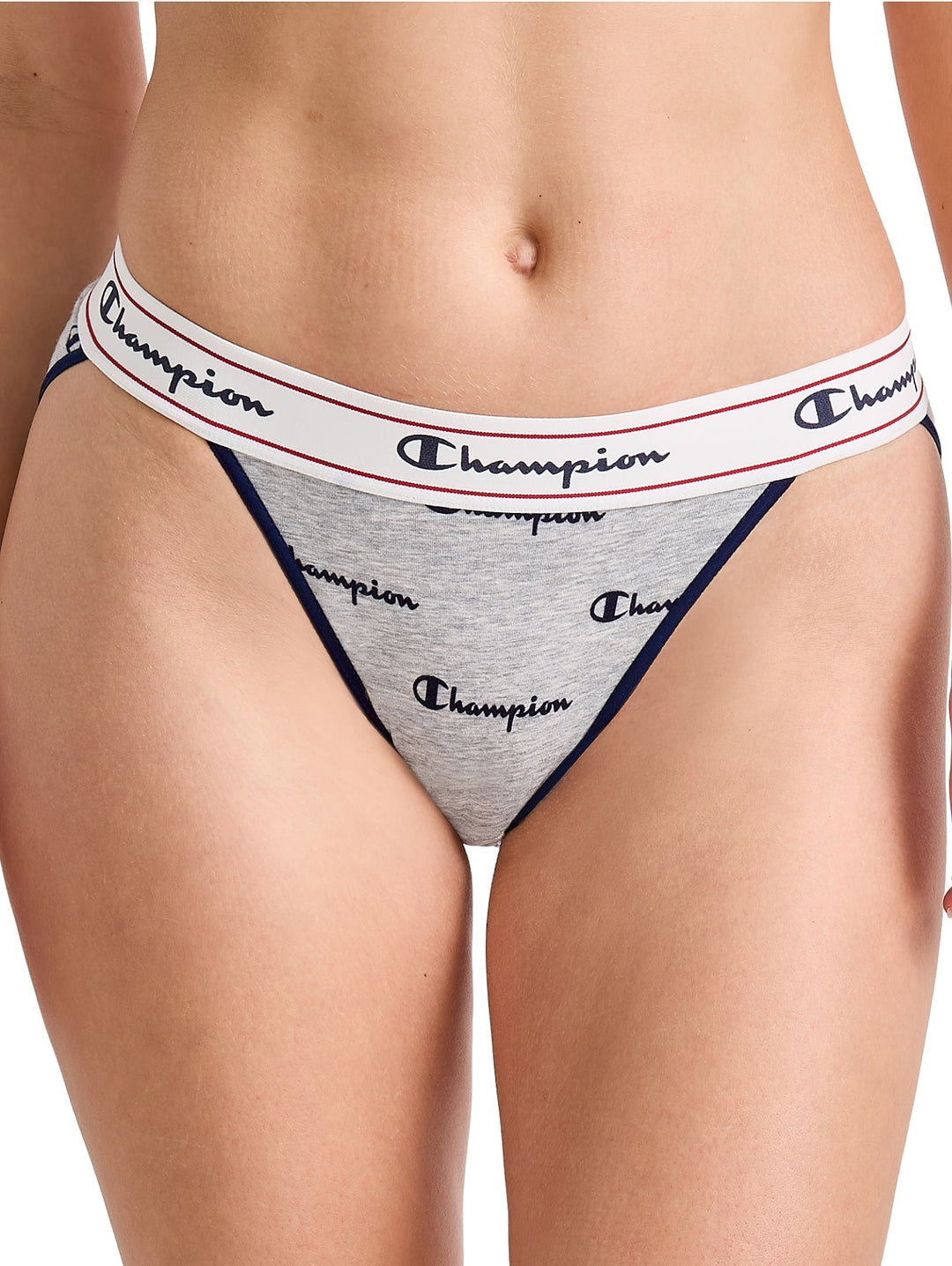 Calzones Bikini Champion Azul Marino con Logo para Mujer